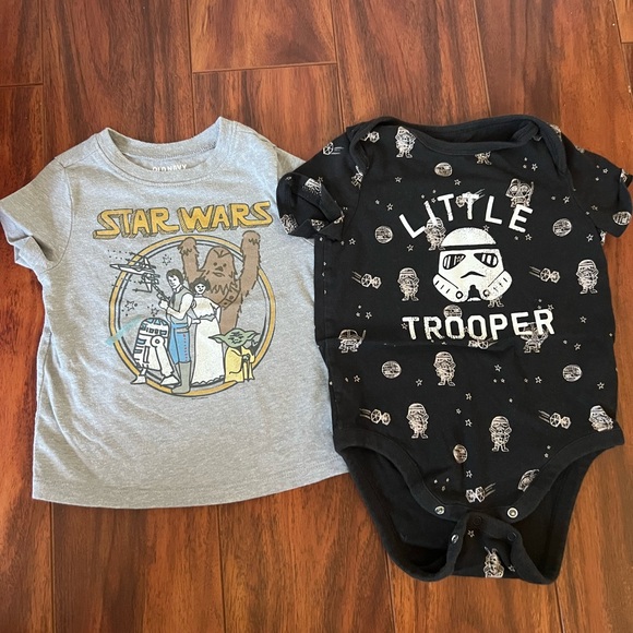 Star Wars Baby T-Shirt and Onesie Set - Picture 1 of 2